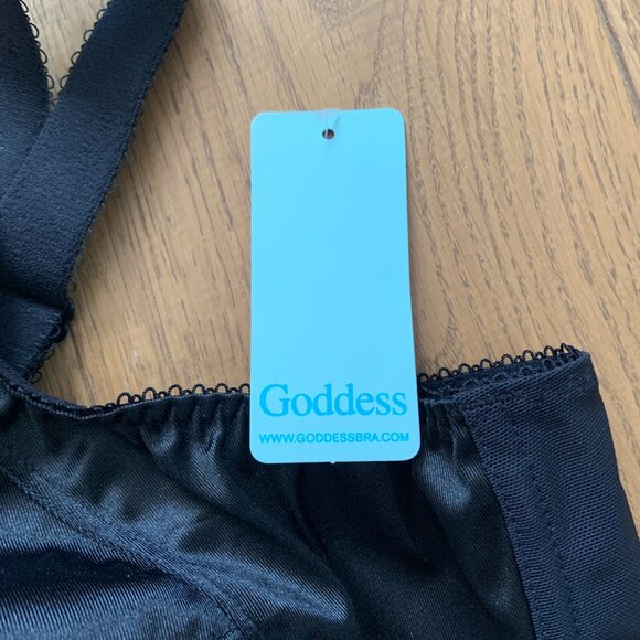 Goddess Plus Size Keira Banded Underwire Bra Black 46I - Picture 8 of 12